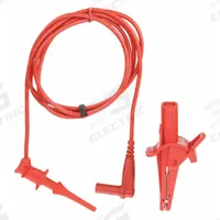 APPROVED VENDOR Test Leads: CAT III 1000V/CAT IV 600V, Alligator Clip, Right Shrouded Plug, 3 ft Lg (MPN 4WPZ6). Key specifications — Brand: APPROVED VENDOR.