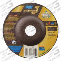 NORTON Depressed Center Grinding Wheel: Type 28, 9" x 1/4" x 7/8", Ceramic, 20 Grit, Quantum 3 SG (MPN 66253370805). Key specifications — Series: Quantum 3 SG; Brand: NORTON.