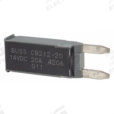 BUSSMANN Automotive Circuit Breaker: CB212, 14V DC, 225 A at 14V DC - Plug-In Mount Automotive Circuit Breakers