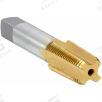 OSG Pipe and Conduit Thread Tap: 1/8"-27 NPT/ANPT, 4 Flute, TiN Coated High Speed Steel (MPN 1310105)
