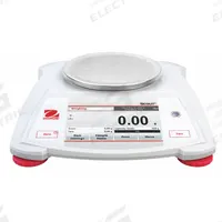 OHAUS Compact Bench Scale: 420 g Capacity, 0.01 g Readability, Carat/Custom/g/mg/oz/pwt, ABS (MPN STX422). Key specifications — Brand: OHAUS; Display Type: VGA Touchscreen.