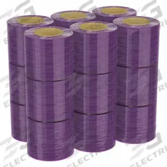 GOODWRAPPERS Stretch Wrap Film: 120 ga Gauge, 3 in Overall Wd, 600 ft Overall Lg, Purple, 18 PK (MPN 15C009). Key specifications — Brand: GOODWRAPPERS; Color: Purple.