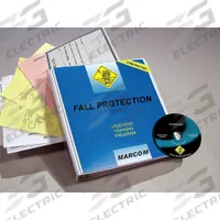 MARCOM Training Kit: Fall Protection, DVD/Quiz/Scheduling Forms/Training Certificate, Spanish (MPN V0000999ST). Key specifications — Product Type: Training Kit; Regulations Covered: OSHA 29 CFR 1926.501; Includes: Quiz; Brand: MARCOM.