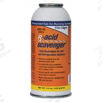 NU-CALGON Acid Neutralizer: 3.8 oz Canister, Aerosol, Yellow, 5 ton For System Size (MPN 4301-05). Key specifications — Fluid Color: Yellow; Form: Aerosol; Container Type: Canister; For Lubricant Type: Polyol Ester; Brand: NU-CALGON; Series: Rx-Acid; Flammability: Flammable; For Refrigerant Group: CFC.