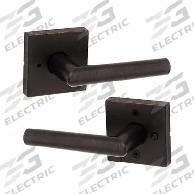 KWIKSET Door Lever Lockset: Privacy Lever Locksets, Bronze