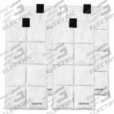 ERGODYNE Clear Lightweight Phase Change Cooling P: Cold Pack Inserts, Up to 2 hr - Cooling Vest Inserts