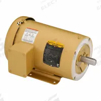 BALDOR General Purpose Motor: C-Face Mount, Totally Enclosed Fan Cooled, 1 hp, 230/460V AC (MPN CEM3546T). Key specifications — Brand: BALDOR; Nameplate Voltage @ 60 Hz: 230/460V AC; Full Load Current @ 60 Hz: 3/1.5 A; Nameplate RPM @ 60 Hz: 1,800 RPM; Motor Enclosure: TEFC.