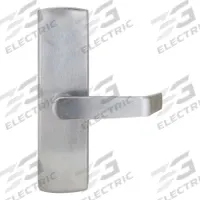 TOWNSTEEL Mechanical Exit Device Trim: 84 in Max Door Wd, Chrome (MPN TLESC-30-626). Key specifications — Color: Silver; Product Type: Mechanical Exit Device Trim; Brand: TOWNSTEEL; Outside Trim Type: Lever; Exit Device Style: Escutcheon Lever; ADA Compliant: No.