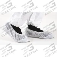 BIOCLEAN Shoe Covers: Polyethylene, ISO 4 (Class 10) and above, Sterile, Slip Resistant Sole, 300 PK (MPN S-BDOS). Key specifications — Packaging: Bulk; Brand: BIOCLEAN; Anti-Static: Yes; Seam Style: Bound; Material: Polyethylene; Includes Slip Resistant Sole: Yes; Closure Type: Elastic; ISO Cleanroom Class: ISO 4 (Class 10) and above.