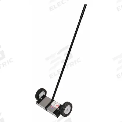 MAG-MATE Magnetic Floor Sweeper: 12 in Magnet Lg, 13/16 in Magnet Ht - Push-Type Magnetic Sweepers