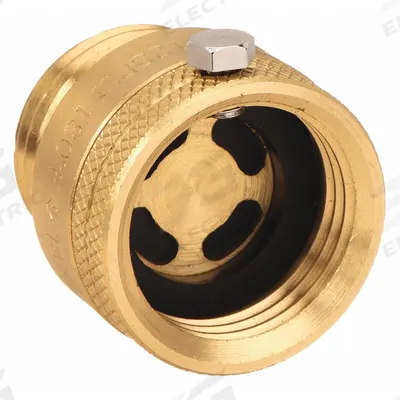 Watts Vacuum Breaker: Female GHT x Male GHT, For Water Media, 33°F – 180°F, Brass - Hose Bibb Vacuum Breakers