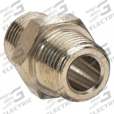 APPROVED VENDOR Metal Pipe Straight: Straight, 1/8 in x 1/8 in, 1,200 psi - Chrome-Plated Threaded High-Pressure Pipe Fittings