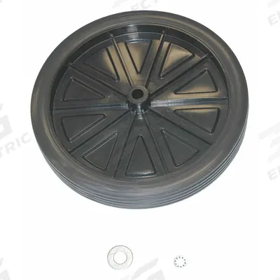 RUBBERMAID COMMERCIAL PRODUCTS Wheel Kit, 12" dia.: For 1FYG4, For FG9W7100BLA - Material Handling Parts