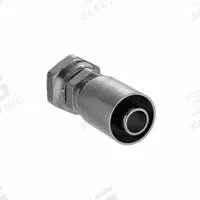 PARKER Hydraulic Crimp Fitting: Steel x Steel, Straight, -16 For Hose Dash Size, Female x Genderless (MPN 1JC77-20-16). Key specifications — Fitting Gender: Female x Genderless; Fitting Connection Type: ORS x Crimp; For Hose Dash Size: -16; Thread Size: 0.511"-27; Brand: PARKER.