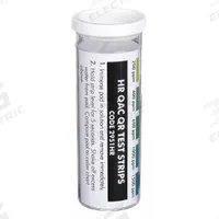 LAMOTTE Test Strips: QAC, 200 to 1,500 ppm QAC, Paper, 50 Tests, 3 in Overall Lg, 1/4 in Overall Wd (MPN 2951HR). Key specifications — Test Form: Paper; Brand: LAMOTTE; Parameter Measurements Included: 200 to 1,500 ppm QAC.