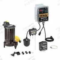 LIBERTY PUMPS Elevator Sump Pump: 1/2 hp, 115V AC, 55 gpm Flow Rate @ 10' of Head, 37 ft Max. Head (MPN ELV280). Key specifications — Rated Voltage: 115V AC; Volute Material: Cast Iron; Brand: LIBERTY PUMPS; Switch: Integral Oil Probe Sensor.