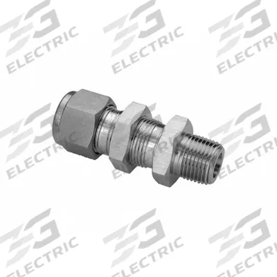 HAM-LET Compression Fitting Union: 6 mm OD x 3/8 in Pipe Fitting Size - Double-Ferrule Stainless Steel Fittings