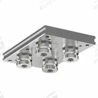 HEPCOMOTION GV3 Carriage: For 25 mm Rail Wd, Roller, GV3 Std Carriage, 28.1 mm Carriage Ht, Aluminum (MPN AU2525L135DRNS). Key specifications — Carriage Material: Aluminum; Roller Material: Stainless Steel; Size: 25; Brand: HEPCOMOTION; Features: Nitrile Seal; Type: GV3 Standard Carriage.