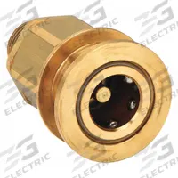 SNAP-TITE Hydraulic Quick Connect Hose Coupling: 3/8 in Coupling Size, Brass, Nitrile, Male NPTF (MPN BVEAC6-6M). Key specifications — Body Material: Brass; Seal Material: Nitrile; Brand: SNAP-TITE.