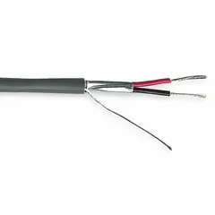 CAROL Power Limited and Communication Cable: Communications/Computer Systems/Control Systems, 22 AWG (MPN C0764A.41.10). Key specifications — Conductor Gauge: 22 AWG; Insulation Material: S-R PVC; Jacket Color: Gray; Jacket Material: PVC; Shielding Material: 100% Aluminum/Polyester Flexfoil; Solid/Stranded: Stranded.