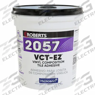 ROBERTS Construction Adhesive: 2057, 1 gal, Pail, Creamy Tan - Flooring & Tile Construction Adhesives