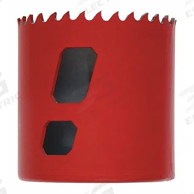 MORSE Hole Saw: 2 7/16 in Saw Dia., 5/6 Teeth per Inch, 1 7/8 in Max. Cutting Dp - Multi-Material-Cutting Hole Saws without Arbor