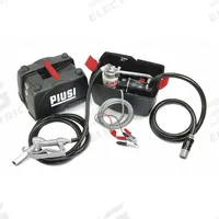 PIUSI Electric Drum Pump: 24V DC, 12 gpm Max. Flow Rate, Manual, 13 ft (MPN F0023201B). Key specifications — Brand: PIUSI; Meter: Not Included.