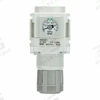 SMC Regulator: Die-Cast Zinc, 1/4 in NPT, 7.251887 psi to 123.2821 psi, 1 MPa Max Op Pressure, Knob (MPN AR20K-N02E-Z-D). Key specifications — attr111664: Yes; attr111400: AR-D; attr111627: SMC.
