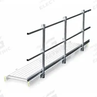 WERNER Guard Rail and Toe Board System: Guardrail and Toeboard Kit, Aluminum (MPN SQHTG-12). Key specifications — Color: Silver; Included Components: Brackets; Material: Aluminum; Product Type: Guardrail and Toeboard Kit; Series: SQHTG; Brand: WERNER.