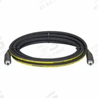 Hydraulic Hose: 3/8 in ID, NPTF x NPTF, 20 ft Lg, 3/8 in x 3/8 in Fitting Size, Rubber, H9320. Key specifications — Hose Tube Material: Rubber; Fitting Type: NPTF x NPTF; Manufacturer Part Number: H9320; Brand: ENERPAC.