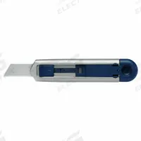 MARTOR Safety Knife: 5 1/2 in Overall Lg, Plain, 1 Segments, Blue/Grey, Aluminum/Plastic (MPN 11900771.02). Key specifications — attr307932: Plain; attr307935: Grey; attr307939: Aluminum/Plastic; attr324893: MARTOR.