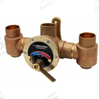 LEONARD VALVE Thermostatic Mixing Valve: 2 in Inlet Connection Size, 2 in Outlet Connection Size (MPN TM-200-SW-AT-LF-RF). Key specifications — Includes: Combination Check-stops; Brand: LEONARD VALVE.