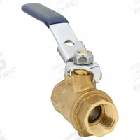 APPROVED VENDOR Manual Two-Way Ball Valve: 1/2 in, Brass, Straight, FNPT x FNPT, Full Port Ball Port (MPN 6GD08). Key specifications — Brand: APPROVED VENDOR; Handle: Locking Lever.