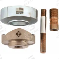 GREENLEE Knockout Punch and Die Kit: 10 ga Sheet Metal Capacity (Steel), 4 35/64 in Nominal Size (MPN 745H-4). Key specifications — attr63418: 745H-4; attr63421: GREENLEE; attr63425: Yes; attr63427: Manual-Hydraulic; attr63430: Plastics.