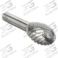 WIDIA Carbide Bur: Oval, SE-1, Double Cut, 1/4" x 3/8" Head, 1/4" Shank (MPN M41363). Key specifications — Brand: WIDIA METAL REMOVAL; Trade Number: SE-1.