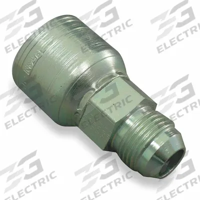 WEATHERHEAD Hydraulic Crimp Fitting: Steel x Steel, Straight, -4 For Hose Dash Size - Weatherhead Crimp Hydraulic Hose Fittings with JIC Connection