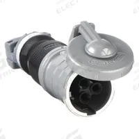 HUBBELL Pin and Sleeve Connector: Gray, 250V DC/600V AC, Three Phase, 60 A, 3 Pole, 4 Wire (MPN HBL460CS1W). Key specifications — Brand: HUBBELL.