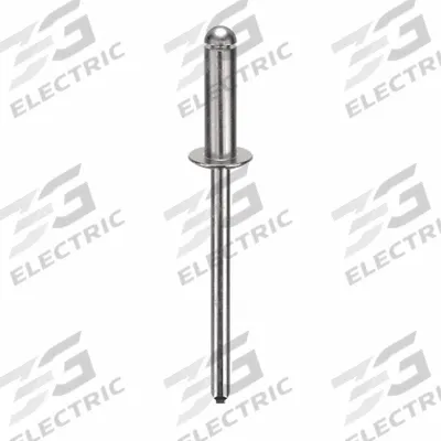 APPROVED VENDOR Blind Rivet,1.835" L,0.156" dia,PK500: Inch, 1 53/64 in Overall Lg, 17/32 in Body Lg - Domed-Head Blind Rivets