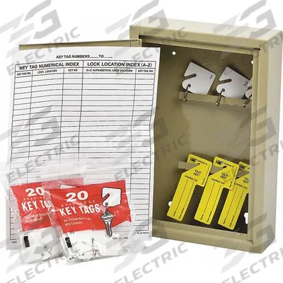 BRADY Lockout Station: 2 Components Included, Lockout Station, No Padlocks - Unfilled Lockout Stations