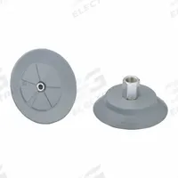SCHMALZ Vacuum Pad Assembly: G1/4 in, 108 mm Pad Dia, NBR, 55 A, Gray, 35.9 mm Pad Ht (MPN 10.01.01.14066). Key specifications — attr1019168: 55 A; attr1019165: 10.01.01.14066; attr1019167: SCHMALZ; attr1019180: Gray.