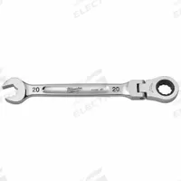 MILWAUKEE Combination Wrench: Chrome Vanadium Steel, Chrome, 20 mm Head Size, 272 mm Overall Lg (MPN 45-96-9620). Key specifications — attr309600: 20 mm; attr309611: Chrome; attr309610: Chrome Vanadium Steel; attr309604: No; attr309612: No; attr309613: No; attr309615: Yes; attr324932: MILWAUKEE.