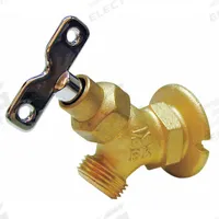 APPROVED VENDOR Angle Sillcock: Key, Brass, Brass, Zinc, 1/2 in Inlet Connection Size, NPT (MPN 108-033HC). Key specifications — Brand: APPROVED VENDOR; Design: Standard; Body Material: Brass; Handle Material: Zinc; Color/Finish: Brass; Handle Type: Key; Inlet Connection Type: NPT; Product Type: Sillcock.