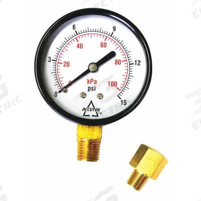 HEAT WAGON Low Pressure Air Gauge: Mfr Part # HA1180 - Replacement HVACR Controls, Switches & Thermostats