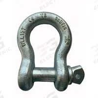 APPROVED VENDOR Anchor Shackle: Anchor Shackle, 30,000 lb Working Load Limit, Alloy Steel, Silver (MPN 55AY25). Key specifications — Body Color: Silver; Brand: APPROVED VENDOR.