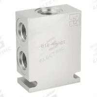 PARKER Hydraulic Cartridge Valve Base: Aluminum, Four Positions, C10-4 Valve Cavity Size, Female (MPN B10-4-A8T). Key specifications — attr1012059: B10-4-A8T; attr1011634: Aluminum; attr1011635: PARKER; attr1011647: 3/4"-16; attr1011644: C10-4.