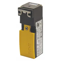 EATON Safety Interlock Switch: LS-Titan Series, 1NO/1NC (MPN LS-S11-120AMT-ZBZ-X). Key specifications — Brand: EATON; Manufacturer Part Number: LS-S11-120AMT-ZBZ-X; Actuating Key Type: Elbowed; Key Hole Location: Left; Series: LS-Titan; Terminal Connection Type: Screw Terminals.