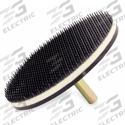 ARC ABRASIVES Hook-and-Loop Disc Backup Pad: 2 in Dia, 1/4 in Straight-Shank - Straight-Shank Surface-Conditioning Disc Backing Pads