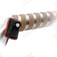 BRISKHEAT Heating Tape: 218°C Op Temp - Max, 10 ft Overall Lg, 2 in Overall Wd, 1/8 in Thick, HSTAT (MPN HSTAT201010). Key specifications — Requires Controller: Controller Not Required; Brand: BRISKHEAT; Compatible Material: Glass/Metal; Features: Chemical Resistant; Heating Device Outer Material: Silicone Rubber; Includes Controller: Yes; Includes Grounded Wire: Ungrounded; Backing Type: No Backing.