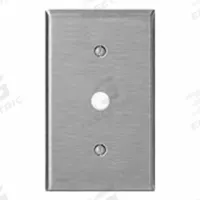 LEVITON Wall Plate: 1 Gang, Std Size (MPN 84017-40). Key specifications — Brand: LEVITON; Material: Stainless Steel.