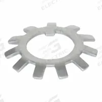JW WINCO Bearing Lock Washer: MB-5, Metric, Carbon Steel, 1.3 mm Washer Thick, KM-5, 32 mm Face Dia. Key specifications — Manufacturer Part Number: MB-5; Material: Carbon Steel; Compatible Lock Nut: KM-5; Brand: JW WINCO.